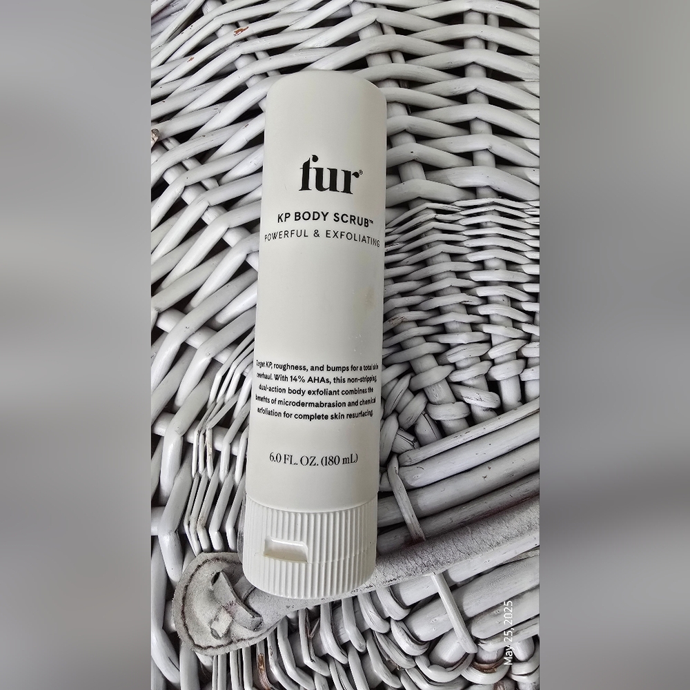 Fur KP Body Scrub For Rough Patches, & Skin Bumps, dual-action,  (6 oz)